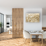 Glas schilderij butterflies gold