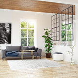 Glasschilderij - 120x80cm - Model - Noir Silver