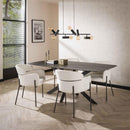 Modera - Armstoel boucle ronde rug. VPE2 - Boucle wit - set van: 2