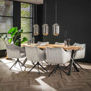 Modera - Armstoel cinema draaibaar. VPE2 - Zilverkleurig velours - set van: 2