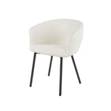 Modera - Armstoel curve. VPE2 - Boucle wit - set van: 2