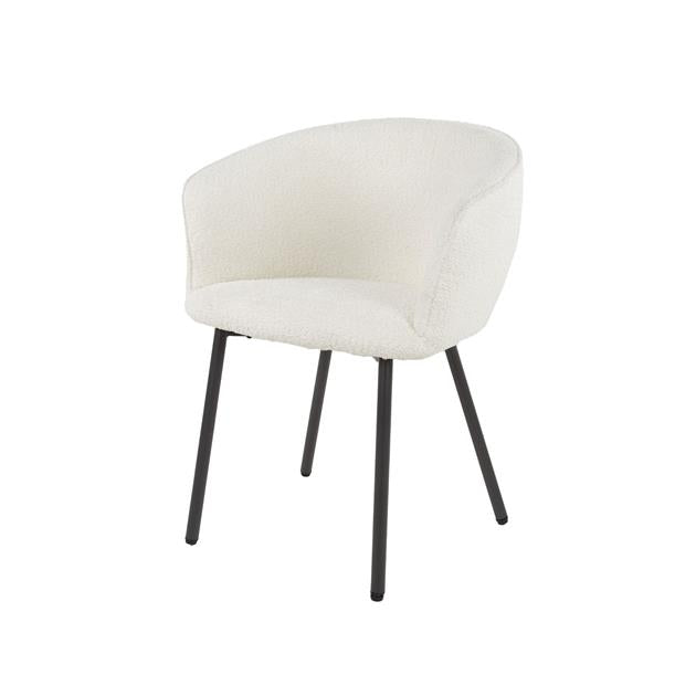 Modera - Armstoel curve. VPE2 - Boucle wit - set van: 2