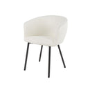 Modera - Armstoel curve. VPE2 - Boucle wit - set van: 2