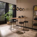 Modera - Barkruk PU zit. VPE4 - PU leather look grijs - set van: 4