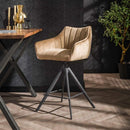 Modera - Barstoel cinema draaibaar. VPE2 - Champagne velours - set van: 2