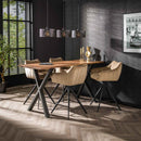 Modera - Barstoel cinema draaibaar. VPE2 - Champagne velours - set van: 2