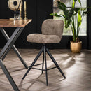Modera - Barstoel comfort draaibaar. VPE2 - Boucle taupe - set van: 2