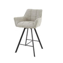 Modera - Barstoel raster draaibaar. VPE2 - Boucle zandkleur - set van: 2