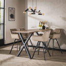 Modera - Barstoel raster draaibaar. VPE2 - Champagne velours - set van: 2