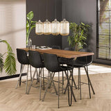 Modera - Bartafel edge 180 - Massief acacia naturel