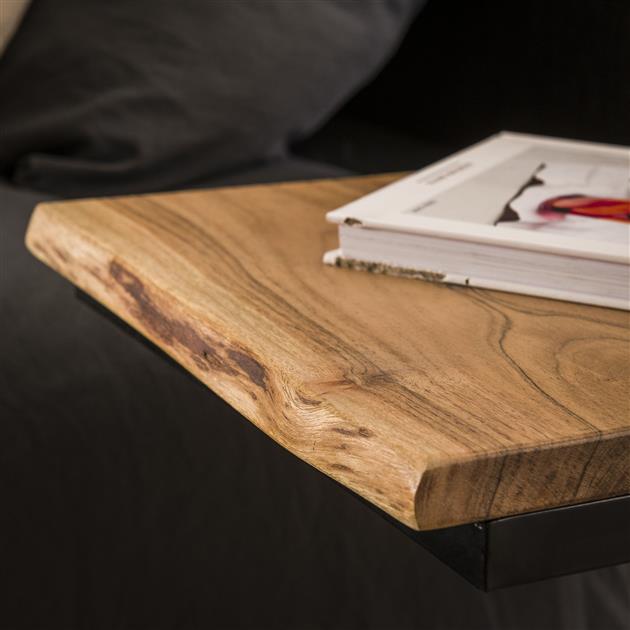Modera - Bed tafeltje  XS edge set-2 - Massief acacia naturel meubelboutique.nl