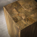 Modera - Bloemenzuil bole 85 cm - Massief gerecycled teakhout