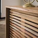 Modera - Dressor 2 deuren slide - Massief acacia naturel