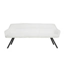 Modera - Eetkamerbank 180 plooi boucle - Boucle wit