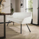 Modera - Eetkamerbank 180 plooi boucle - Boucle wit