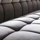 Modera - Eetkamerbank raster - Antraciet velours