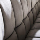 Modera - Eetkamerbank raster - Antraciet velours