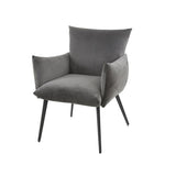 Modera - Eetkamerfauteuil lobby - Antraciet velours