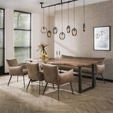 Modera - Eetkamerfauteuil lobby - Champagne velours