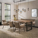 Modera - Eetkamerfauteuil lobby - Champagne velours