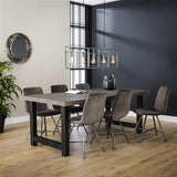 Modera - Eetkamertafel 200 acacia rough grey - Grijs