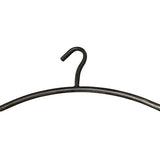 Modera - Garderobehanger ronde buis. VPE6 - Zwart - set van: 6