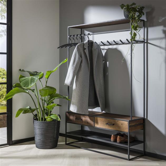 Modera - Garderobemeubel 2L blend - Robuust hardhout
