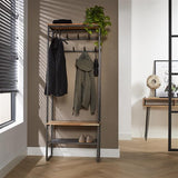 Modera - Garderobemeubel roede edge - Massief acacia naturel