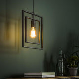 Modera - Hanglamp 1L Turn square - Charcoal