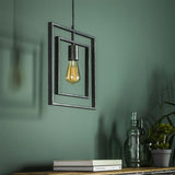 Modera - Hanglamp 1L Turn square - Charcoal
