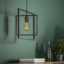 Modera - Hanglamp 1L Turn square - Charcoal