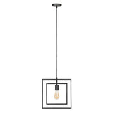 Modera - Hanglamp 1L Turn square - Charcoal