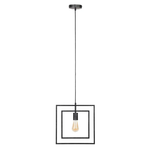 Modera - Hanglamp 1L Turn square - Charcoal