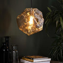 Modera - Hanglamp 1L rock chromed - Chromed glas