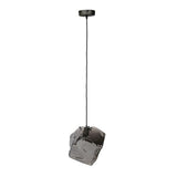 Modera - Hanglamp 1L rock chromed - Chromed glas