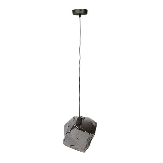Modera - Hanglamp 1L rock chromed - Chromed glas