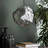 Modera - Hanglamp 1L rock chromed - Chromed glas