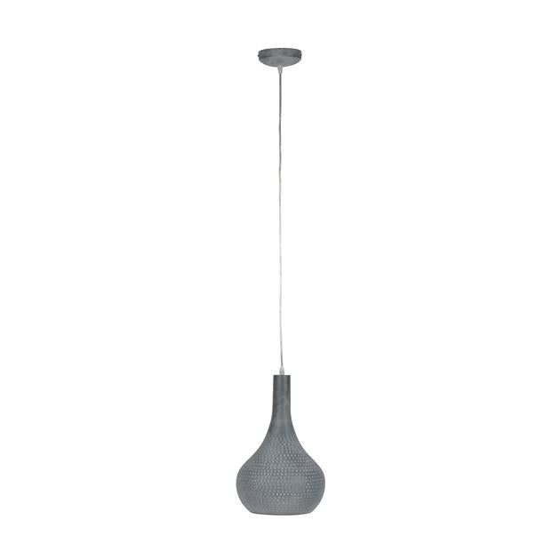 Modera - Hanglamp 1x industry concrete kegel-Grijs