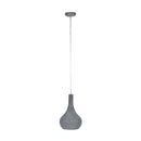 Modera - Hanglamp 1x industry concrete kegel-Grijs