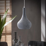 Modera - Hanglamp 1x industry concrete kegel-Grijs