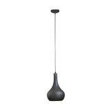 Modera - Hanglamp 1x industry concrete kegel-Zwart bruin