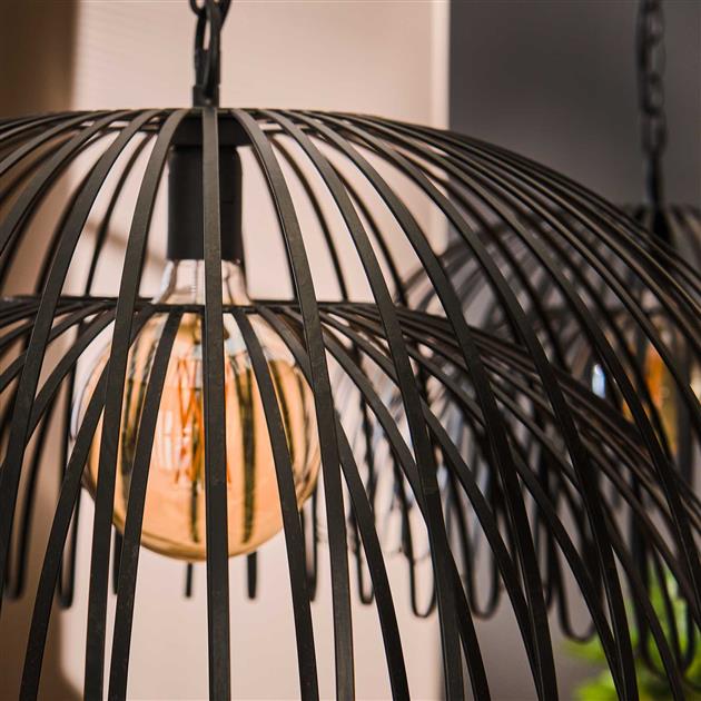 Modera - Hanglamp 2L Bend - Charcoal