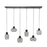 Modera - Hanglamp 3+3 mix metal - Charcoal