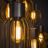 Modera - Hanglamp 3+3 mix metal - Charcoal