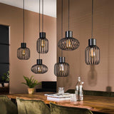 Modera - Hanglamp 3+3 mix metal - Charcoal