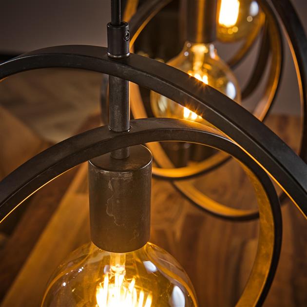 Modera - Hanglamp 3L Turn around - Charcoal meubelboutique.nl
