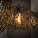 Modera - Hanglamp 3L beach - Zwart bruin