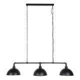 Modera - Hanglamp 3L halfronde kap-industrial tube - Zwart