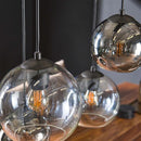 Modera - Hanglamp 4+3 bubbles bicolore - Artic zwart