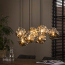 Modera - Hanglamp 4+3 rock - Chromed glas